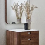 AK 2406 sängbord stålben