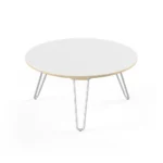 AK 1811 sidobord / soffbord Corian Ø70 cm