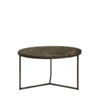 Cedes soffbord Ø80 cm marmor