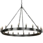 Crown taklampa rund
