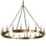 Crown taklampa rund