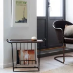 Minne Mae sidobord / tidningsställ