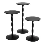 Pedestal sidobord justerbar höjd