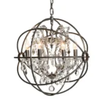 Rome crystal taklampa
