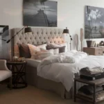 Vienna sänggavel i läder eller tyg