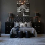 Vienna sänggavel i läder eller tyg