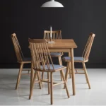 ZigZag matbord 120 cm hel skiva