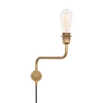 Edison vägglampa arm upp