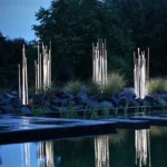 Reeds golvlampa utomhus