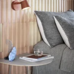 Airy soffbord / sängbord halvmåne