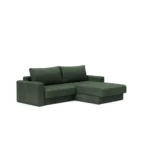 Akello bäddsoffa med divan och armstöd