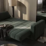Akello bäddsoffa med armstöd