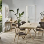 Corna matbord rektangulärt med förlängning