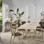 Corna matbord rektangulärt med förlängning