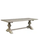 French matbord teak 240×100 cm