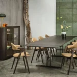 Malli matbord rektangulärt med förlängning