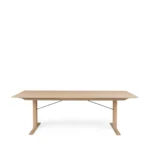 Malli matbord rektangulärt med förlängning