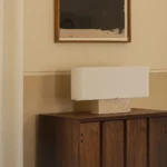 Nonna 49 bordslampa travertin