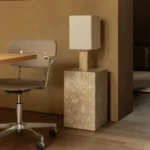 Nonna 49 bordslampa travertin