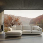 Bloom divansoffa med ben eller sockel