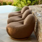 Gem loungefåtölj med svängbar bas