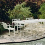 Palissade matbord 220×90 cm