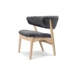 Sibast No 7 loungestol fårskinn