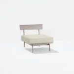 Aikana fåtölj utan armstöd