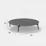 Aikana soffbord porcelain Ø99 cm