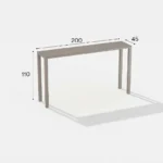 Easy barbord 200×45 cm