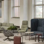 Milo Låg fåtölj metallben