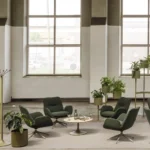 Milo Låg fåtölj metallben