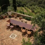 Naca matbord lavasten 220/260/300×100 cm