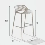 Niwa barstol sitthöjd 77 cm