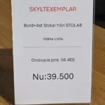 Prima Vista matgrupp i ek från Stolab /Reapris 39.500:-