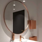 Spegel 4131 Ø100 cm med eller utan LED