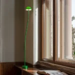 Curve glas golvlampa