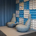 Curve metall golvlampa