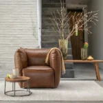 Vasa fåtölj hög armstöd