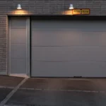 Convex vägglampa ute