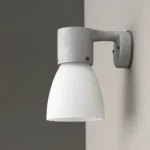 Droppen vägglampa ute
