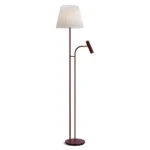Slender golvlampa med spot
