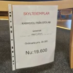 Karmstol Widemar från Stolab/Reapris 19.600:-