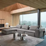 Samet high soffa byggbar