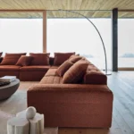 Samet high soffa byggbar