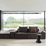 Samet high soffa byggbar