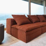 Samet high soffa byggbar