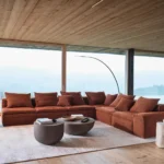 Samet high soffa byggbar