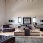 Samet low soffa byggbar