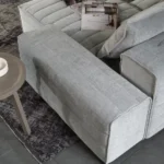 Samet soffa byggbar
